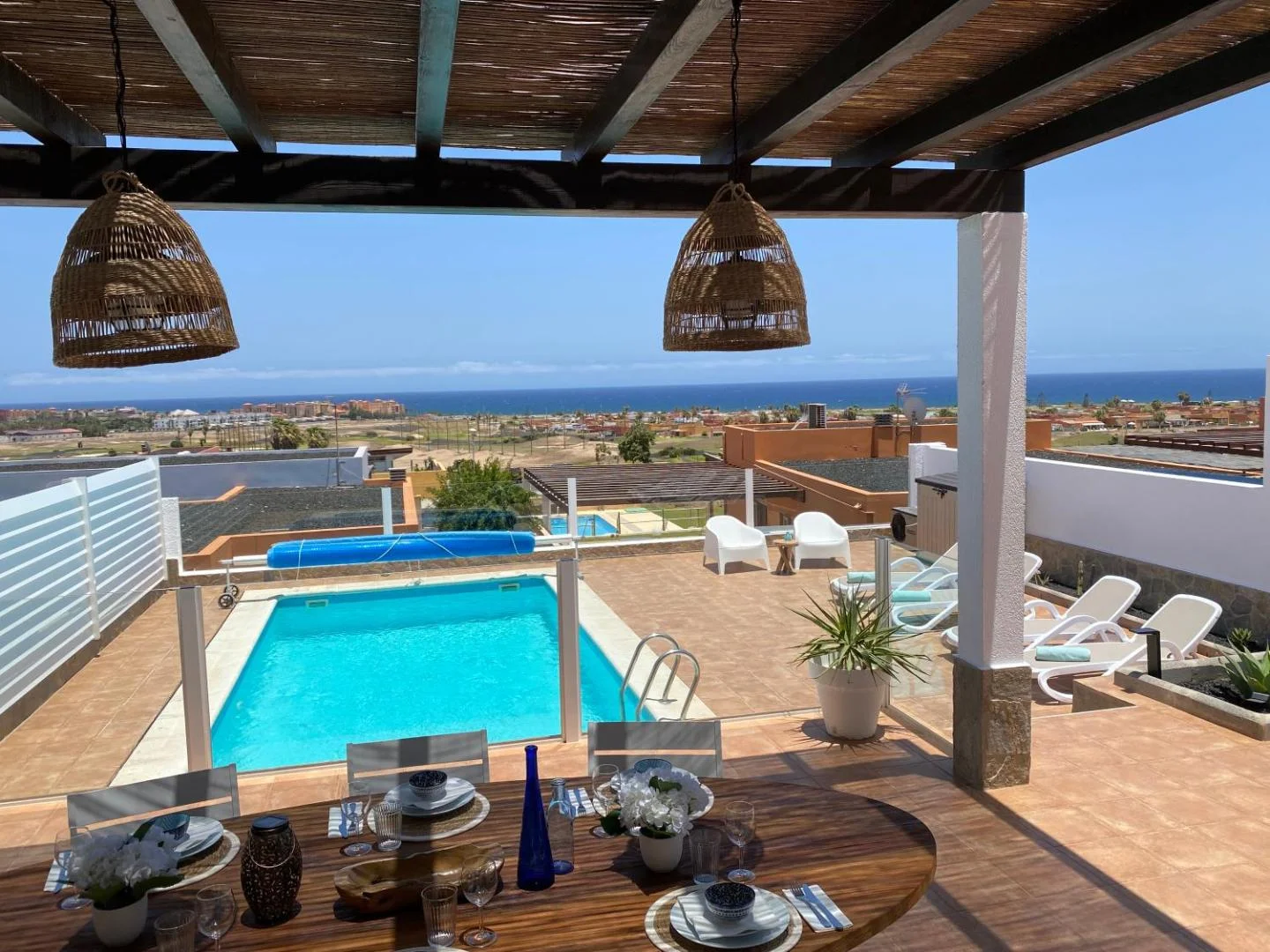 Casa Blanca Caleta - Golf & Sea Views - private heated Saltwater Pool - BBQ - Aircondition 1