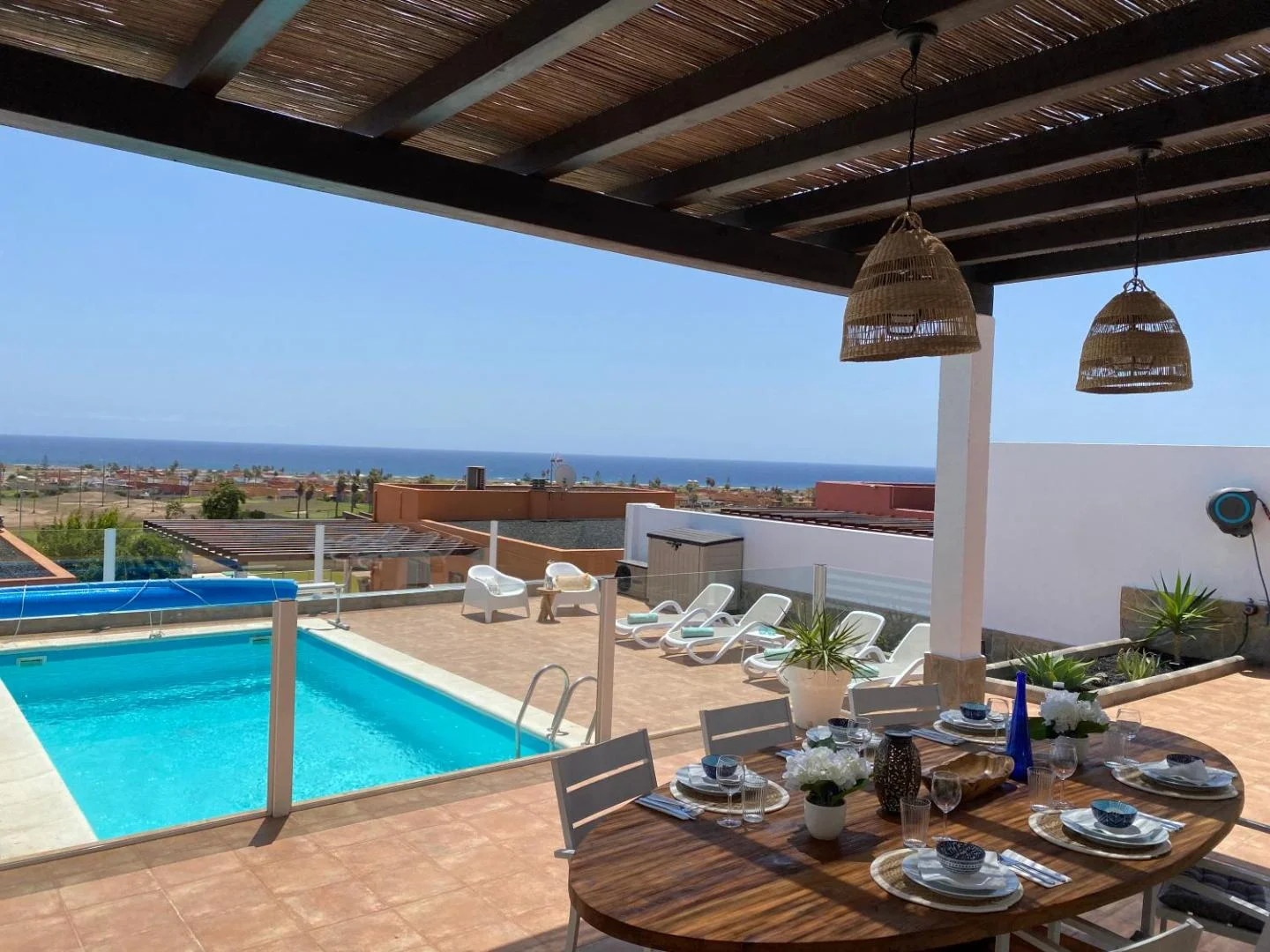 Casa Blanca Caleta - Golf & Sea Views - private heated Saltwater Pool - BBQ - Aircondition 2