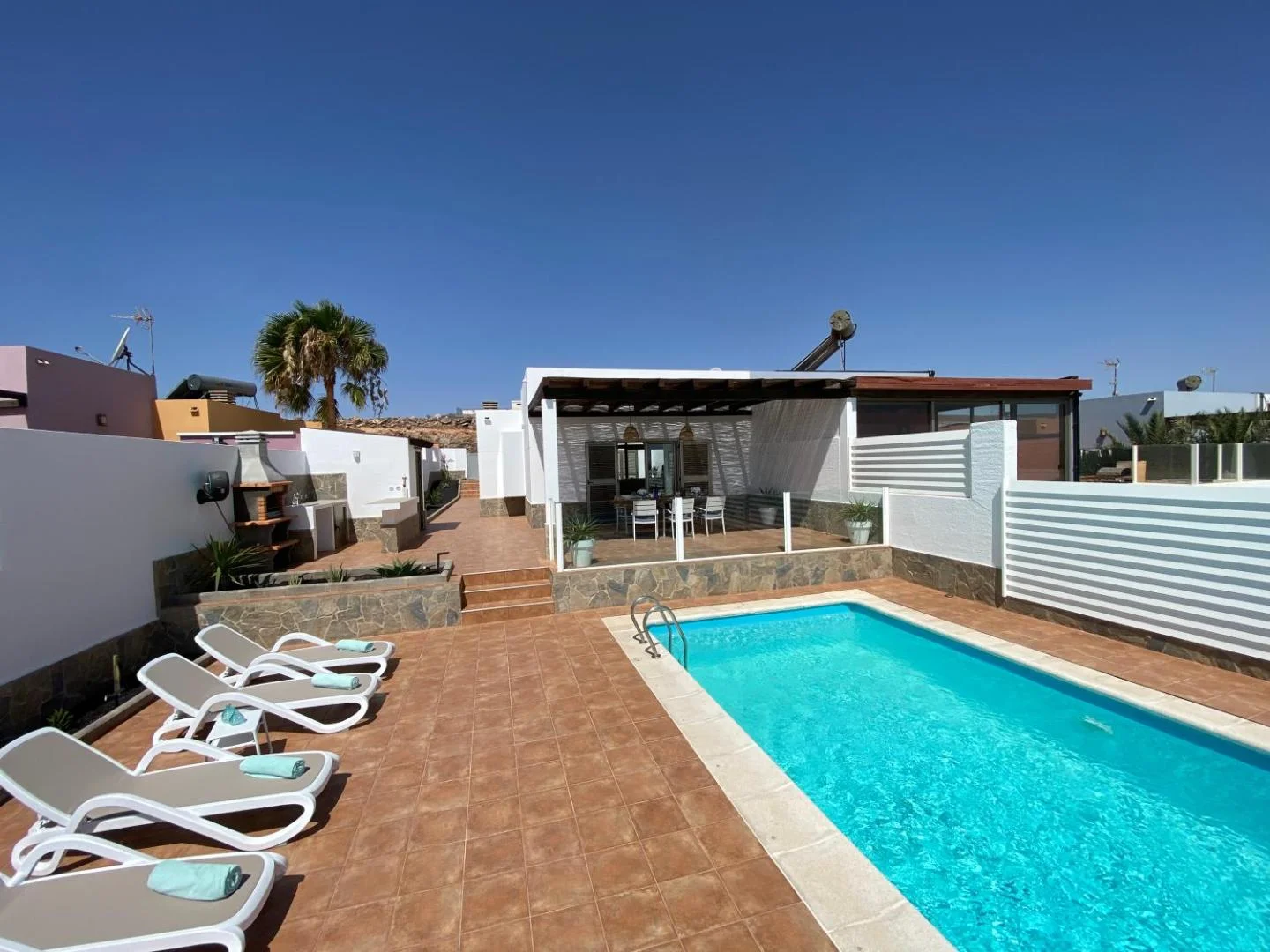 Casa Blanca Caleta - Golf & Sea Views - private heated Saltwater Pool - BBQ - Aircondition 3